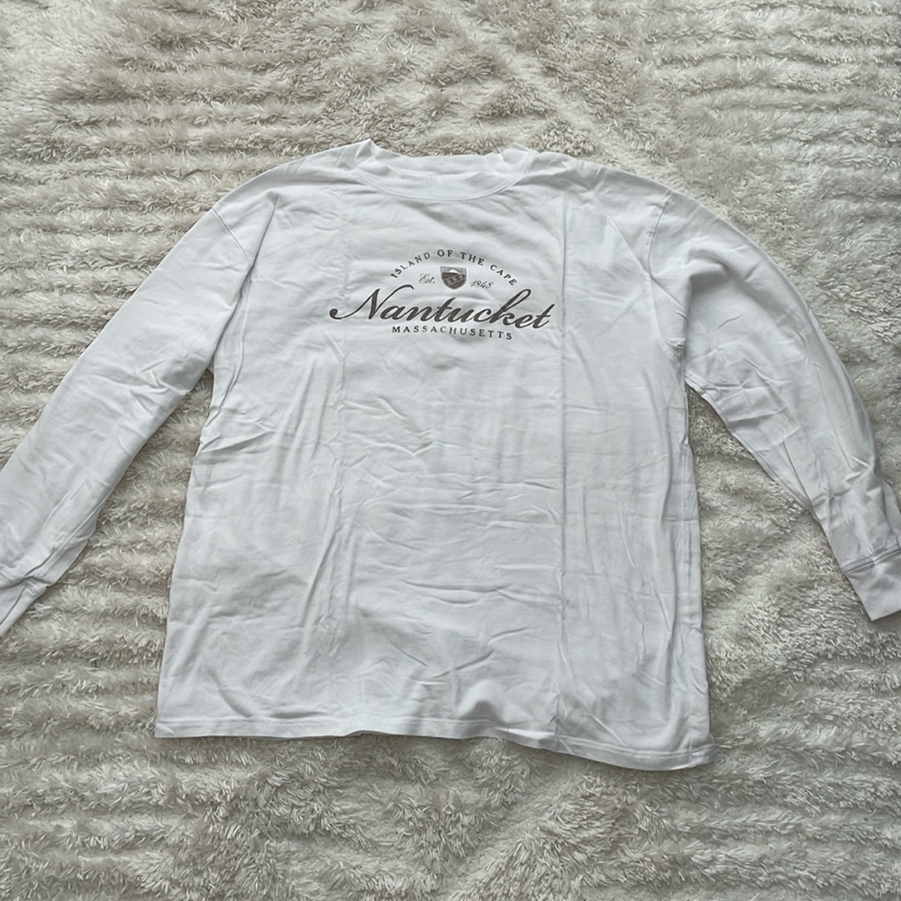 Abercrombie Nantucket Print Long Sleeve Shirt
